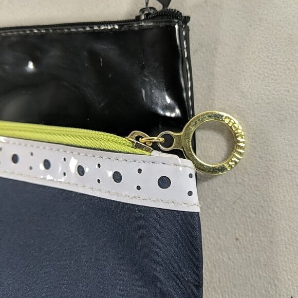 Estee Lauder 2 Makeup Bag Pouch Case Blue Green Black Cosmetics Zip Travel - Picture 2 of 11